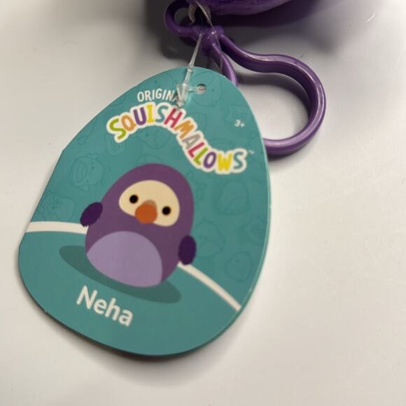NWT 3.5” Neha the Dodo Bird Squishmallow Clip - Picture 3 of 3